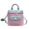 Fashionable Women's PU Leather Backpack Versatile 2-Way Shoulder Bag for Commuting School and Travel