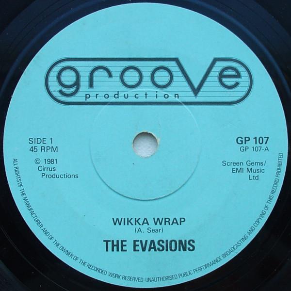 

7inch Record EVASIONS - Wikka Wrap GP107 Groove Producti 1981 UK Soul/Funk Used