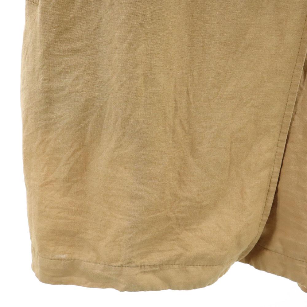 MACKINTOSH SCOTLAND Linen Blend Long sleeve trench coat 34 beige Women Used