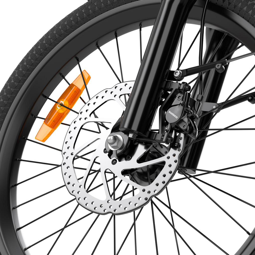 Cysum AG1 Pro 48V20AH Akku Elektrofahrrad Vorne 20*2.1+Hinten 16*3.0" Reifen Elektrofahrrad Erwachsener Elektroroller 750W Motor Elektrisches Lastendreirad