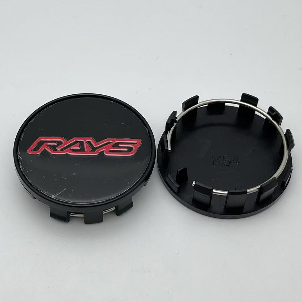 4pcs/Set O.D 54mm/I.D 50MM Rays Logo Emblem Car Wheel Center Rim Hub Caps Wheel Dust-proof Cover Car Fasion Styling Accessories