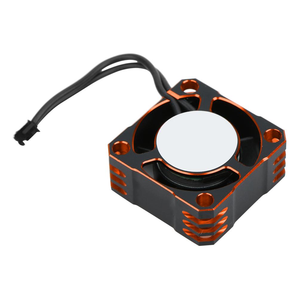 

Aluminum 25x25MM 32000RPM Electronic Speed Controller Strong Metal Fan Heat Dissipationblack orange
