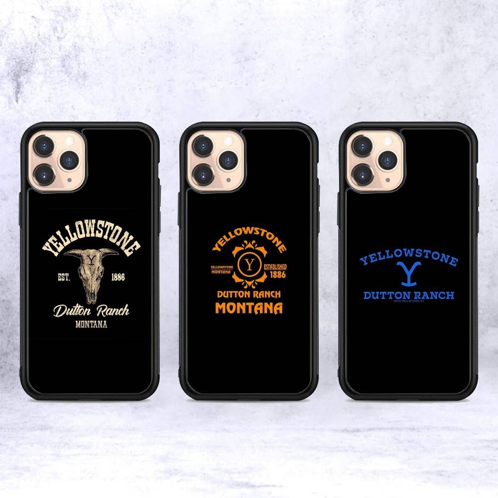 Popular Y-Yellowstone D-Dutton R-Ranch Phone Case For iPhone 16 Pro Max 15 14 Plus 14 13 12 11 17 PC+TPU Cases Back Cover