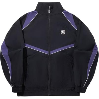 Li Ning Fashionable Loose Stand Collar Color Block Versatile Jacket Men Jacket AFDVG17-1