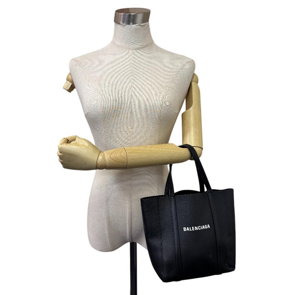 BALENCIAGA leather Everyday XXS Handbag black leather Women Used