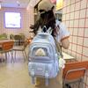 New fashion primary and junior high school student schoolbag women's simple large-capacity backpack computer backpack tide