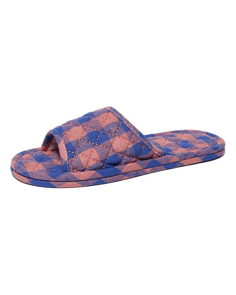 36-45 Home Shoes Slippers Women Cotton Fabric House Slipper Sewing Comfy Flat Shoes Indoor Soft Travel