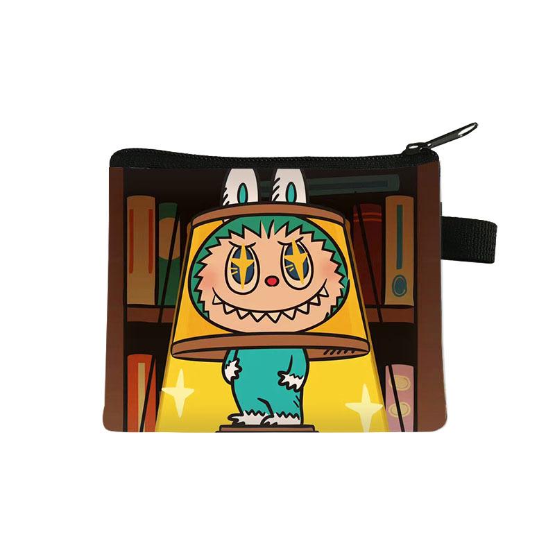 New Labubu Children's Coin Purse Student Cartoon Bag Trendy Mini Storage Bag