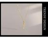 Banyan Tree S925 Silver Geometric Paperclip Necklace with Sparkling Diamond