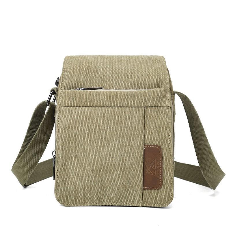 

Retro Canvas Shoulder Bag Clutch Sports Outdoor Student Casual Trend Men s Travel