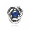 Pandora 790065c07 September Birthstone Blue Eternity Circle Silver Charm