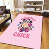 Retro Groovy Chick Carpet Rug For Living Room Bedroom Home Sofa Decoration Kids Play Nonslip Floor Mat