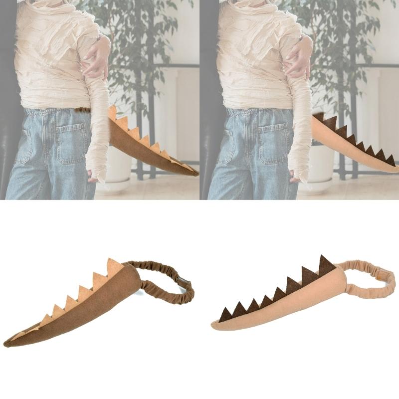 Dinosaur Tail Costume Accessory Halloween Animal Tail Dinosaur Tail for Kid Adult Halloween Birthday Christmas Role Play