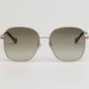 Sunglasses GG1089SA 002 Square Oversized Gold Rim Daily