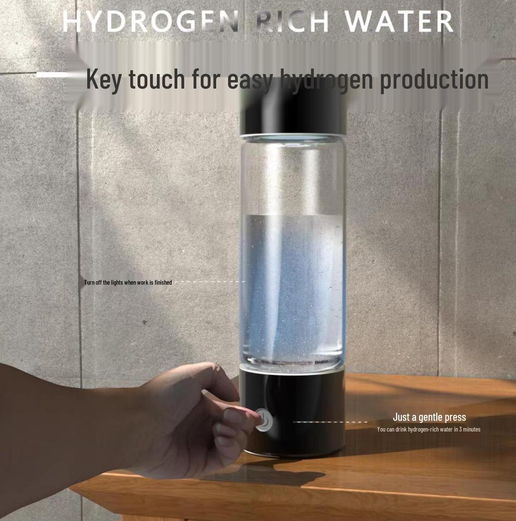 Dual-Use Hydrogen-Rich Electrolyzed Water Bottle - Large Capacity