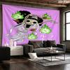 One Piece Brooke Wall Tapestry Aesthetic Wall Hanging Printed Fabric Blanket Decorative Tapestries For Bedroom Living Room Home Decor