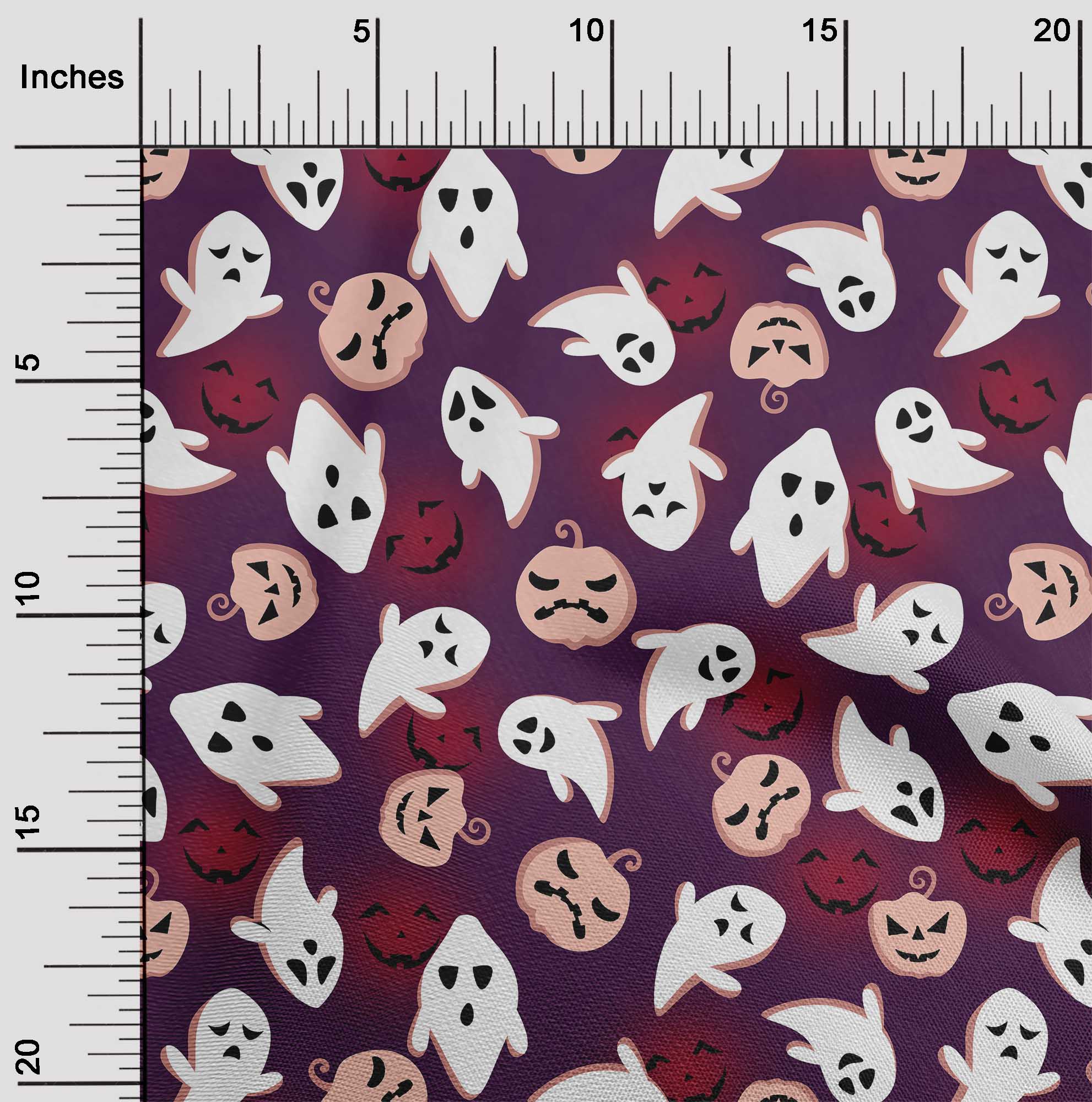

oneOone Georgette Viscose Black Fabric Halloween Sewing Fabric By The Yard Printed Diy Clothing Sewing Supplies 42 Inch 42 Inch Wide - Viscose Chiffon фіолетовий