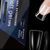600pcs Duck Feet Style Nail Tips Soft Gel Clear Design for Salon and Home Use Half Full Cover Manicure Nail Art