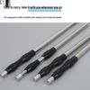 Complete Telescopic Tent and Awning Support Pole Set for Sunshade Net