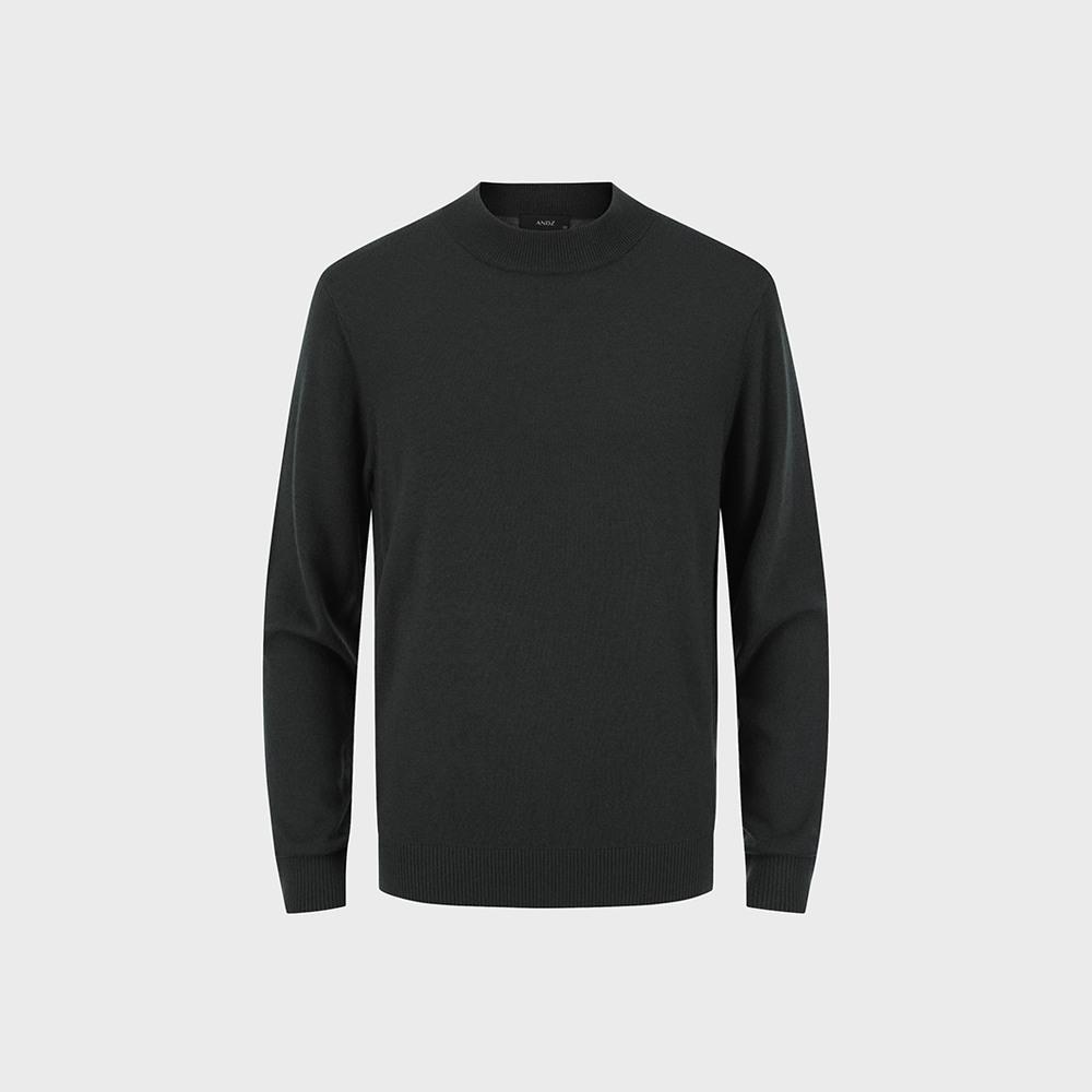 AND Z Men'S Wool Mock Neck Knit_Bzf4Eu1110Gn