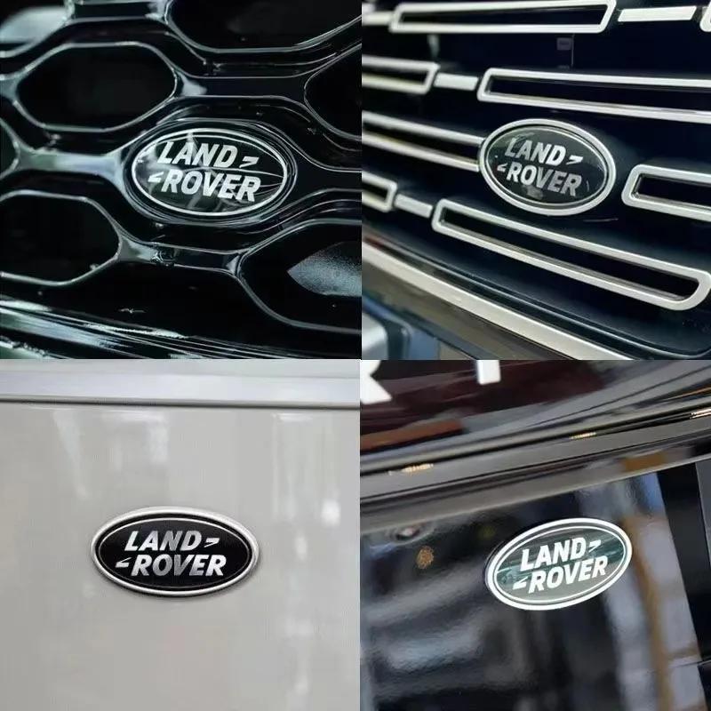 Car Front Grille Rear Tail Trunk Emblem Sticker for Land Rover Discovery Range Rover Evpque Defender 3 4 Freelander OVERFINCH BQQ1
