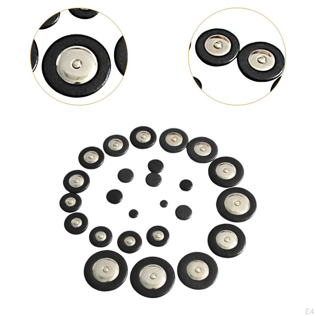 25 Stück Altsaxophon Polster Set Zubehör Einfach zu Bedienen Professionell Direkt Ersetzt