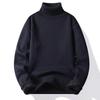 Herbst 2025 Herren Rollkragenpullover Winter Herren Fleece Pullover Rollkragen Gestrickter Pullover Warmer Herrenpullover Slim Fit Casual Pullover