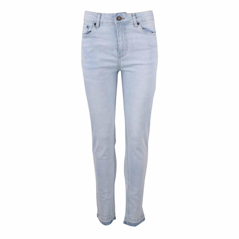 

Женские джинсы-скинни из светлого денима стрейч DEELUXE 74