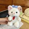 Cute Kitten Pendant Doll Plush Toy Bag Pendant Key Chain Doll Table Companion Doll Palm Treasure Gift