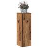 Plantenstandaard met Rustieke Houtlook 33 x 33 x 100 cm Bewerkt Hout