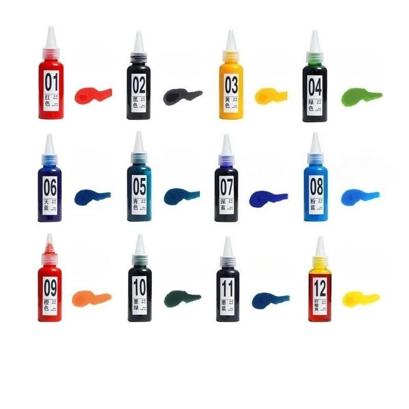 50ml UV Color-Changing Ink Waterproof Fast-Drying Photochromic Stamp Pad Refill for DIY Crafts Office