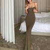 Strapless Dress, Women's Dress, Full-skirted Dress, Sexy And Form-fitting Long Dress