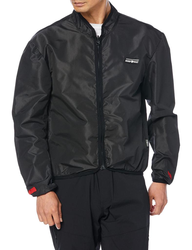 ROUGH&ROAD Motorcycle Inner Wear Compact Windbreaker AS Black M RR7991