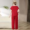 Mom's 2025 Summer Fashion: Trendy Two-Piece Suit for Middle-Aged & Elderly Women