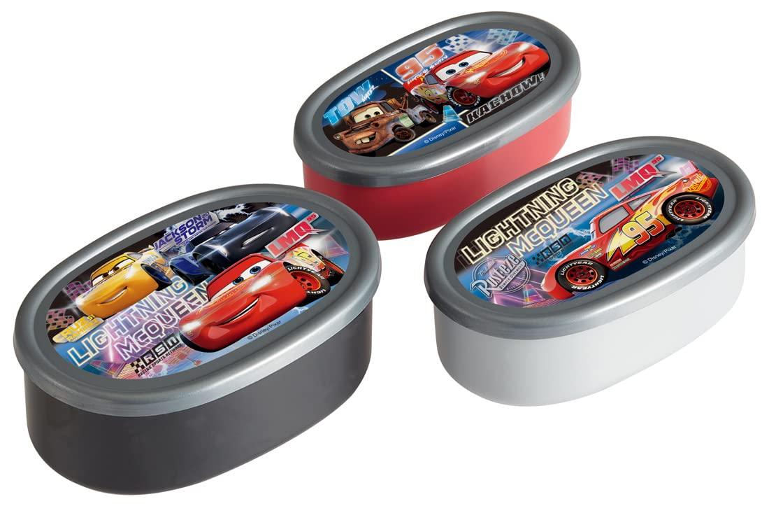 

Skater Bento Sealable Storage Set of Disney Cars Made in 860ml Boxes, Containers, 3, Antibacterial, 23, Japan, (SRS3SAG-A)