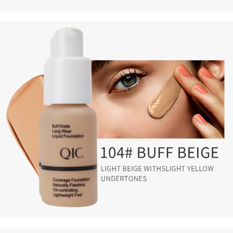 Fond de teint liquide mat en bouteille, correcteur de teint, anti-sébum, imperméable, longue tenue, hydratant, base de maquillage longue durée