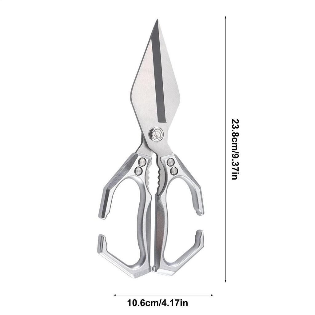 Kitchen Scissors All Purpose Heavy Duty Cooking Shears for Cutting Meat Cooking Gadgets with Nutcracker for Beginner Vegetable