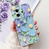 For Vivo Y39 5G Y300i 5G / Vivo V2436 V2444A Back Cover Girly Fashion Flower Butterfly Painting Case Soft Clear Silicone Funda