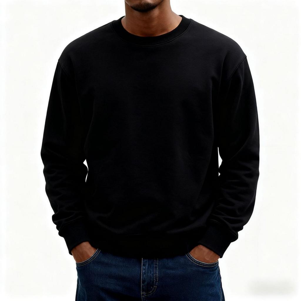 Mens Cable Knit Casual Long Leeve Crewneck Pullover Sweaters Textured