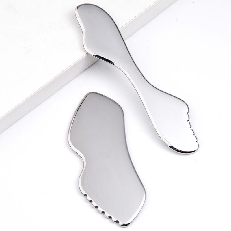 Gua Sha-Brett aus Edelstahl – Körpermassagegerät zur Gesichtsstraffung, Muskelentspannung und Linderung von Kopf-, Nacken- und Rückenschmerzen