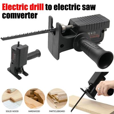 Quick Chuck Drill Saw Adapter Anti Slip Guard Auxiliary Handle Electric Drill Converter Drill Saw Attachment