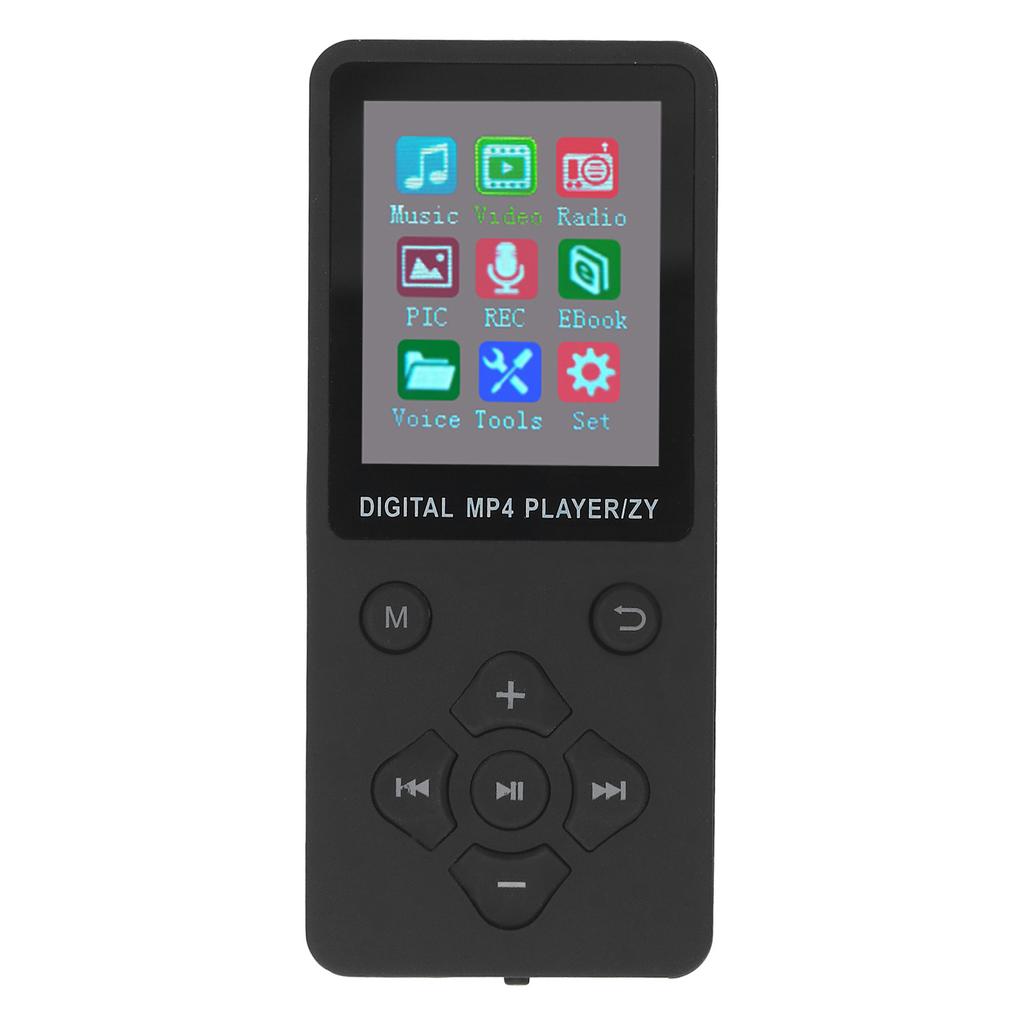 MP3 MP4 Player Bluetooth 5.0 Super Thin 1.8 Inch Color Screen 128G Expandable Memory Portable Video Music Player