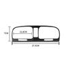 Car Balck Carbon Fiber Central Air Outlet Trim Cover For VW Golf 6 MK6 2008-2012