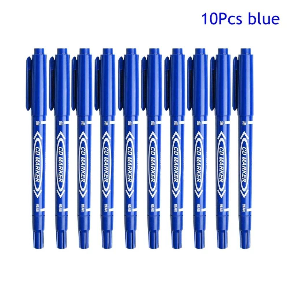 5/10Pcs Dual Tip Permanent Markers, Art Paint Pens for Rock Glass Metal, Waterproof Graffiti Markers, DIY Craft Drawing Supplies