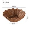 8 Styles Bread Fruit Vegetables Basket Household Rattan Basket  Restaurant Serving Tabletop Display