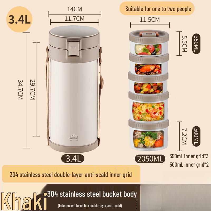 

Portable 24-Hour Insulated 304 Stainless Steel Food Container