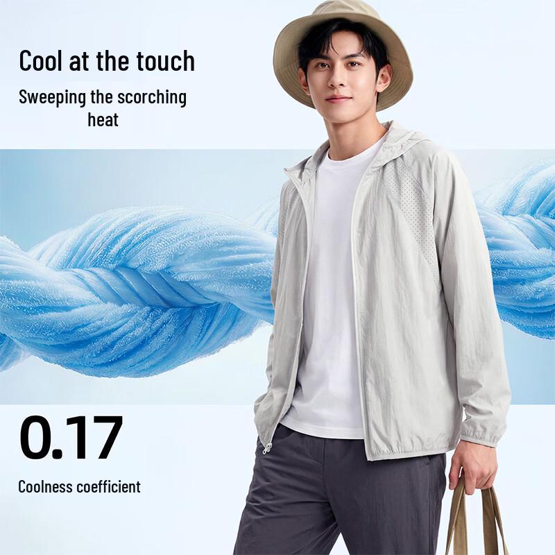 Baleno Men's UPF50+ Hooded Sun Protection Jacket
