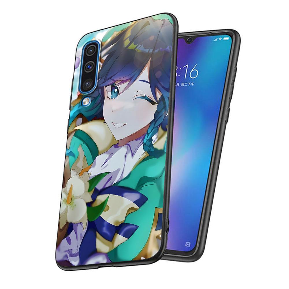 Barbatos Genshin Impact Case for Samsung Galaxy A10s A50 A50s A02s A03s A20 A30 A20e A70 A70s A20s A30s A10 Black Phone Cover