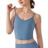 Nude Feeling Antibacterial One-Piece Sports Bra with Beautiful Back Design