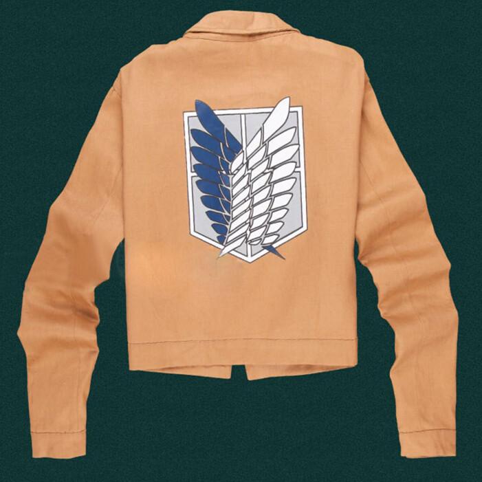 

Косплей Атака Титанов Shingeki No Kyojin Recon Corps Куртка Пальто Костюм S бежевый